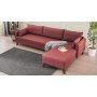 Atelier del Sofa Ugaona garnitura Bella Corner Sofa Right 1 Claret Red - slika 3