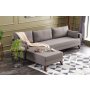 Atelier del Sofa Ugaona garnitura Bella Corner Sofa Left Brown - slika 2