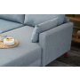 Atelier del Sofa Ugaona garnitura Bella Soft Kose Koltuk Right Blue - slika 3