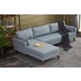 Atelier del Sofa Ugaona garnitura Bella Soft Kose Koltuk Left Blue - slika 2