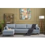 Atelier del Sofa Ugaona garnitura Bella Soft Kose Koltuk Left Blue - slika 1