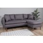 Atelier del Sofa Ugaona garnitura Sofia Corner Right Anthracite - slika 2