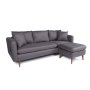 Atelier del Sofa Ugaona garnitura Sofia Corner Right Anthracite - slika 4