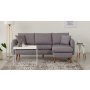 Atelier del Sofa Ugaona garnitura Sofia Corner Right Grey - slika 1