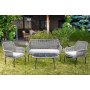 HANAH HOME Baštenski set Beta Grey (1+1+2+S) - slika 1
