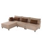 Atelier del Sofa Ugaona garnitura Matris Left Brown - slika 5
