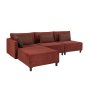 Atelier del Sofa Ugaona garnitura Matris Left Claret Red - slika 3
