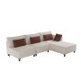 Atelier del Sofa Ugaona garnitura Matris Right Beige - slika 5