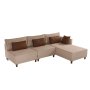 Atelier del Sofa Ugaona garnitura Matris Right Brown - slika 5