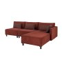 Atelier del Sofa Ugaona garnitura Matris Right Claret Red - slika 3