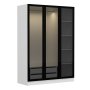 HANAH HOME Ormar Kale White Black 2273 - slika 1