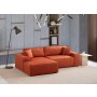 Atelier del Sofa Ugaona garnitura Pırlo Corner Left Orange - slika 3