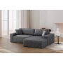 Atelier del Sofa Ugaona garnitura Pırlo Corner Right Dark Grey - slika 3