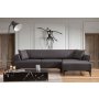 Atelier del Sofa Ugaona garnitura Hamlet Right Dark Grey - slika 2