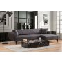 Atelier del Sofa Ugaona garnitura Hamlet Right Dark Grey - slika 1