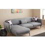 Atelier del Sofa Ugaona garnitura Venus L Grey - slika 2