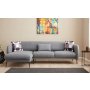 Atelier del Sofa Ugaona garnitura Venus L Grey - slika 1