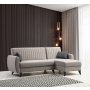 Atelier del Sofa Ugaona garnitura Alkon Light Grey - slika 1