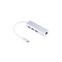 VELTEH Type C HUB 4u1 RJ45 Gigabit LAN + 3*USB 3.0 - slika 1