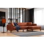 Atelier del Sofa Ugaona garnitura Horizon Right Tile Red - slika 1