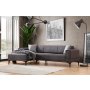 Atelier del Sofa Ugaona garnitura Horizon Left Dark Grey - slika 1