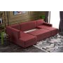 Atelier del Sofa Ugaona garnitura Ece Panoramik Claret Red - slika 3