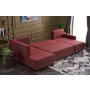 Atelier del Sofa Ugaona garnitura Ece Panoramik Claret Red - slika 4