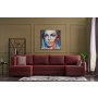 Atelier del Sofa Ugaona garnitura Ece Panoramik Claret Red - slika 1