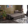 Atelier del Sofa Ugaona garnitura Ece Right Brown - slika 3