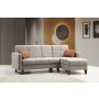 Atelier del Sofa Ugaona garnitura Polya Light Grey - slika 1