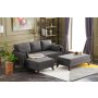 Atelier del Sofa Ugaona garnitura Bella Mini Corner Sofa Left Anthracite - slika 2