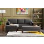 Atelier del Sofa Ugaona garnitura Bella Mini Corner Sofa Left Anthracite - slika 1