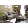 Atelier del Sofa Ugaona garnitura Bella Mini Corner Sofa Left Brown - slika 2