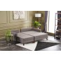 Atelier del Sofa Ugaona garnitura Bella Mini Corner Sofa Left Brown - slika 3