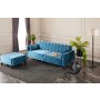 Atelier del Sofa Ugaona garnitura Ova Turquoise - slika 3