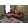 Atelier del Sofa Ugaona garnitura Aydam Left Claret Red - slika 2