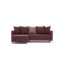 Atelier del Sofa Ugaona garnitura Aydam Left Claret Red - slika 5