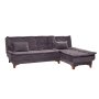 Atelier del Sofa Ugaona garnitura Kelebek Corner Right Anthracite - slika 4