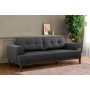 Atelier del Sofa Sofa i fotelja Vina Set Anthracite Walnut - slika 4