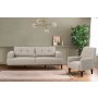Atelier del Sofa Sofa i fotelja Vina Set Cream Walnut - slika 2