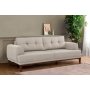 Atelier del Sofa Sofa i fotelja Vina Set Cream Walnut - slika 4