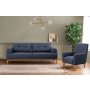 Atelier del Sofa Sofa i fotelja Vina Set Dark Blue Atlantic Pine - slika 2