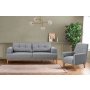 Atelier del Sofa Sofa i fotelja Vina Set Grey Atlantic Pine - slika 2