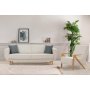 Atelier del Sofa Sofa i fotelja Larus Wood Set Oak Cream - slika 1