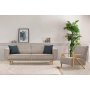 Atelier del Sofa Sofa i fotelja Larus Wood Set Oak Grey - slika 2