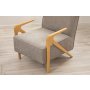 Atelier del Sofa Sofa i fotelja Larus Wood Set Oak Grey - slika 5