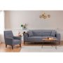 Atelier del Sofa Sofa i fotelja Liones Dark Grey - slika 1