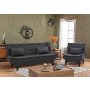 Atelier del Sofa Sofa i fotelja Santo S 1053 Anthracite - slika 1