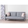 Atelier del Sofa Sofa trosed Ron Sofabed Grey GR111 - slika 1