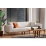 Atelier del Sofa Sofa trosed Kapri 3 Seater Cream - slika 2
